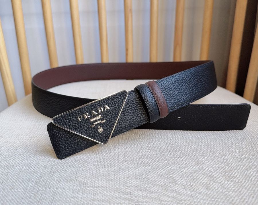 1:1 Replica Prada belt PRADA New:3.5cm — AAA Quality Replica — photo 4