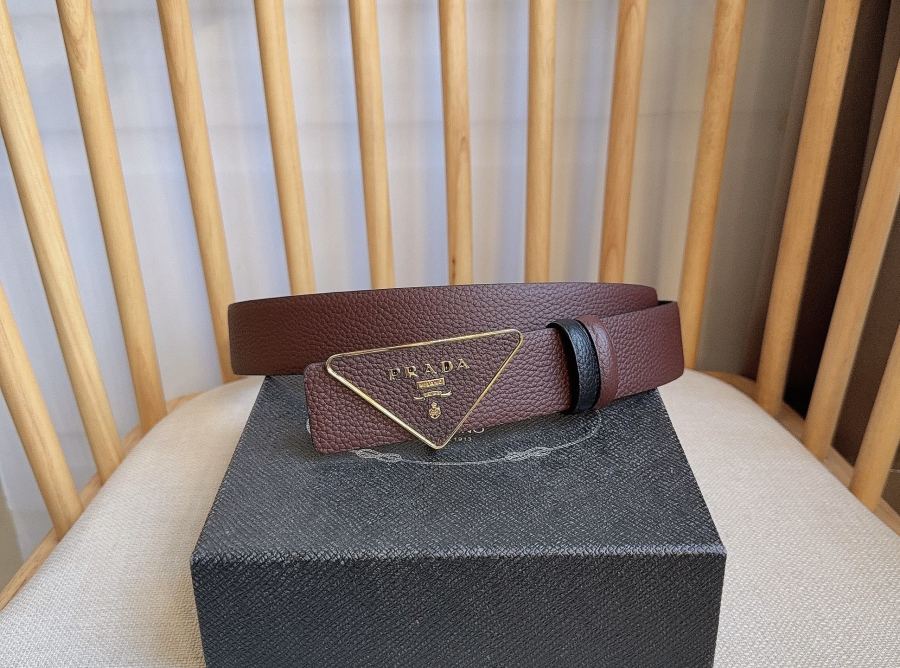1:1 Replica Prada belt PRADA New:3.5cm — 1:1 Replica