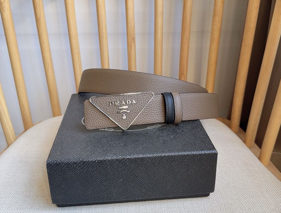 1:1 Replica Prada belt PRADA New:3.5cm — 1:1 Replica
