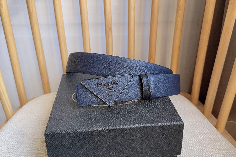 1:1 Replica Prada belt PRADA New:3.5cm — AAA Quality Replica