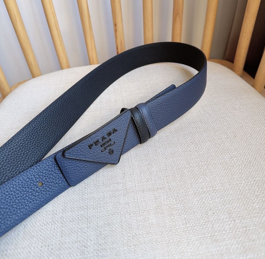 1:1 Replica Prada belt PRADA New:3.5cm — AAA Quality Replica — photo 8
