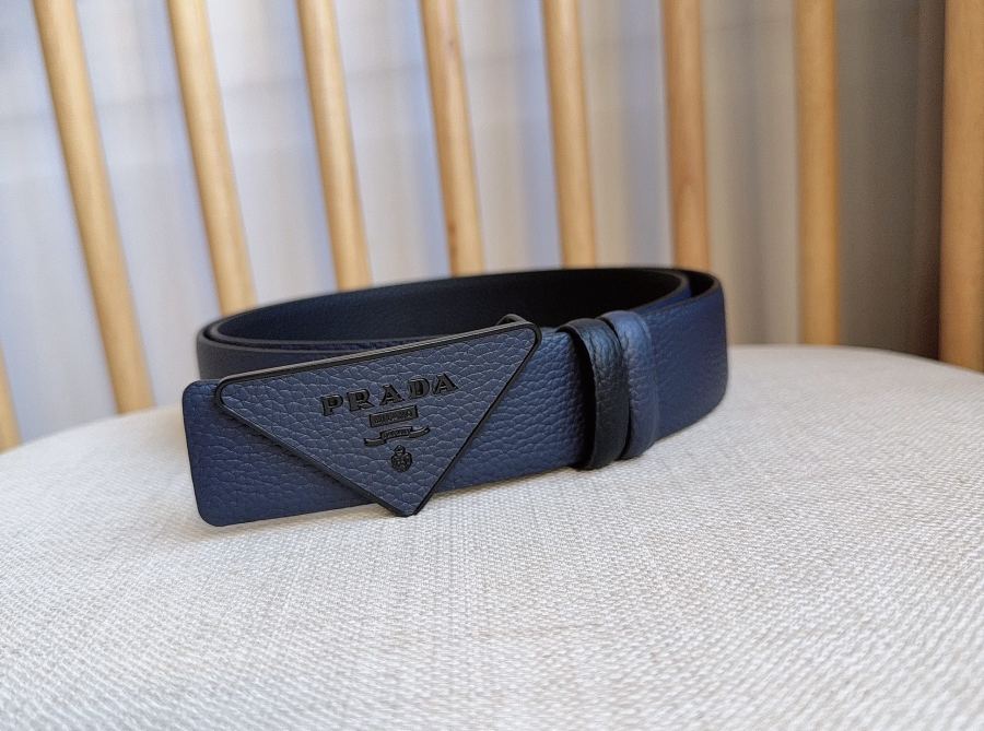 1:1 Replica Prada belt PRADA New:3.5cm — AAA Quality Replica — photo 2