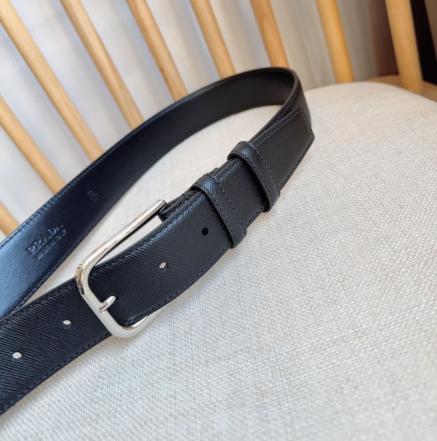 1:1 Replica Prada belt PRADA New:3.5cm — AAA Quality Replica — photo 8
