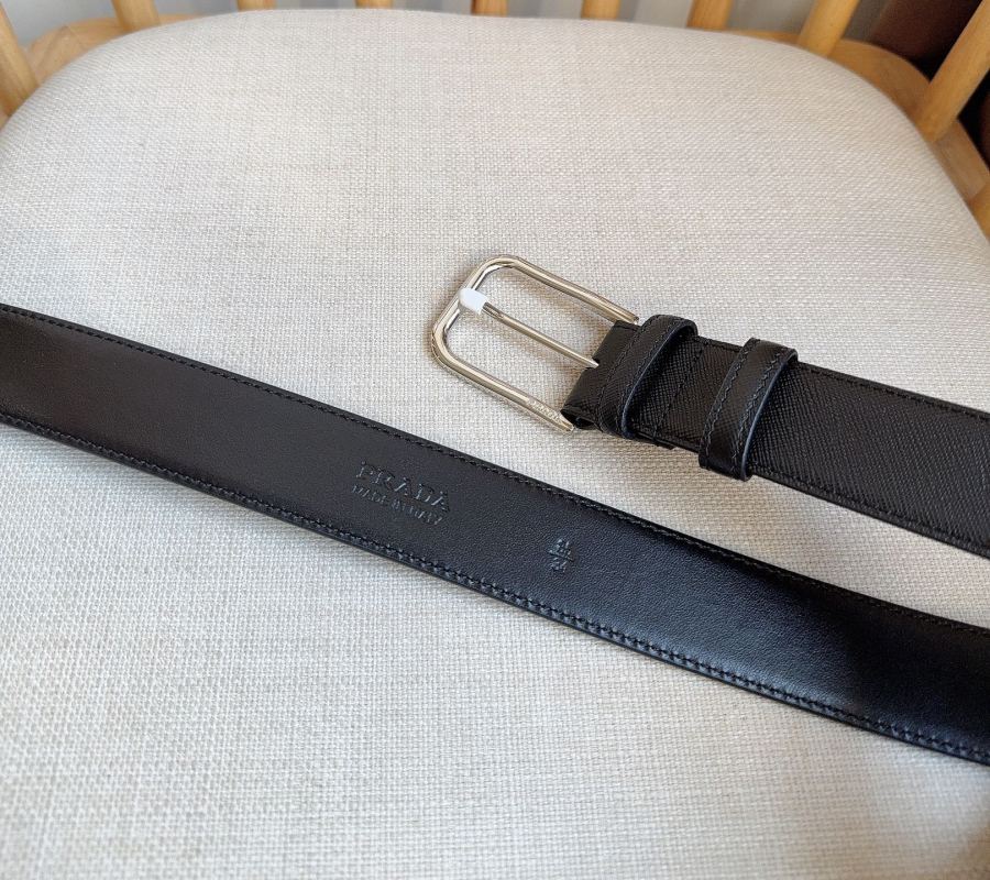1:1 Replica Prada belt PRADA New:3.5cm — AAA Quality Replica — photo 3