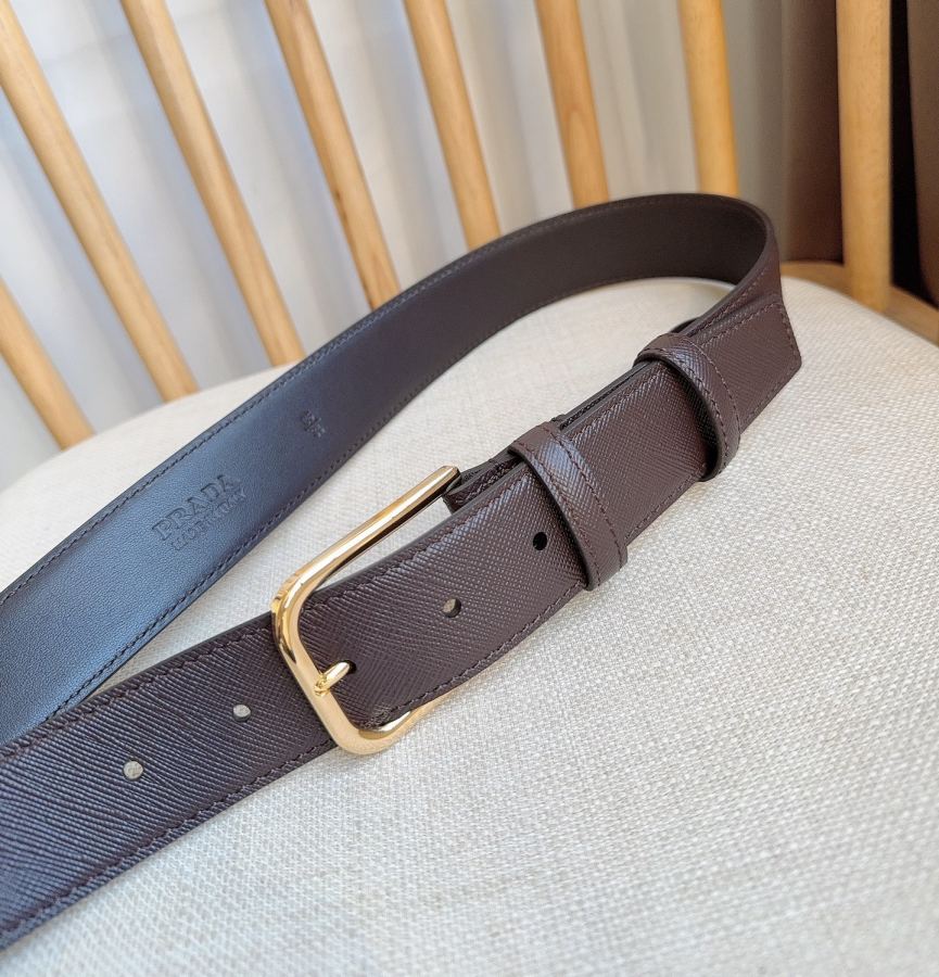 1:1 Replica Prada belt PRADA New:3.5cm — AAA Quality Replica — photo 8