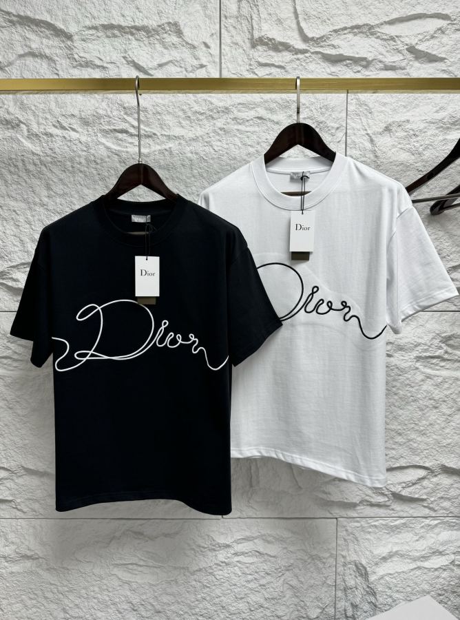 1:1 Replica Dior men Dior 26ss logo T — AAA Quality Replica — photo 3