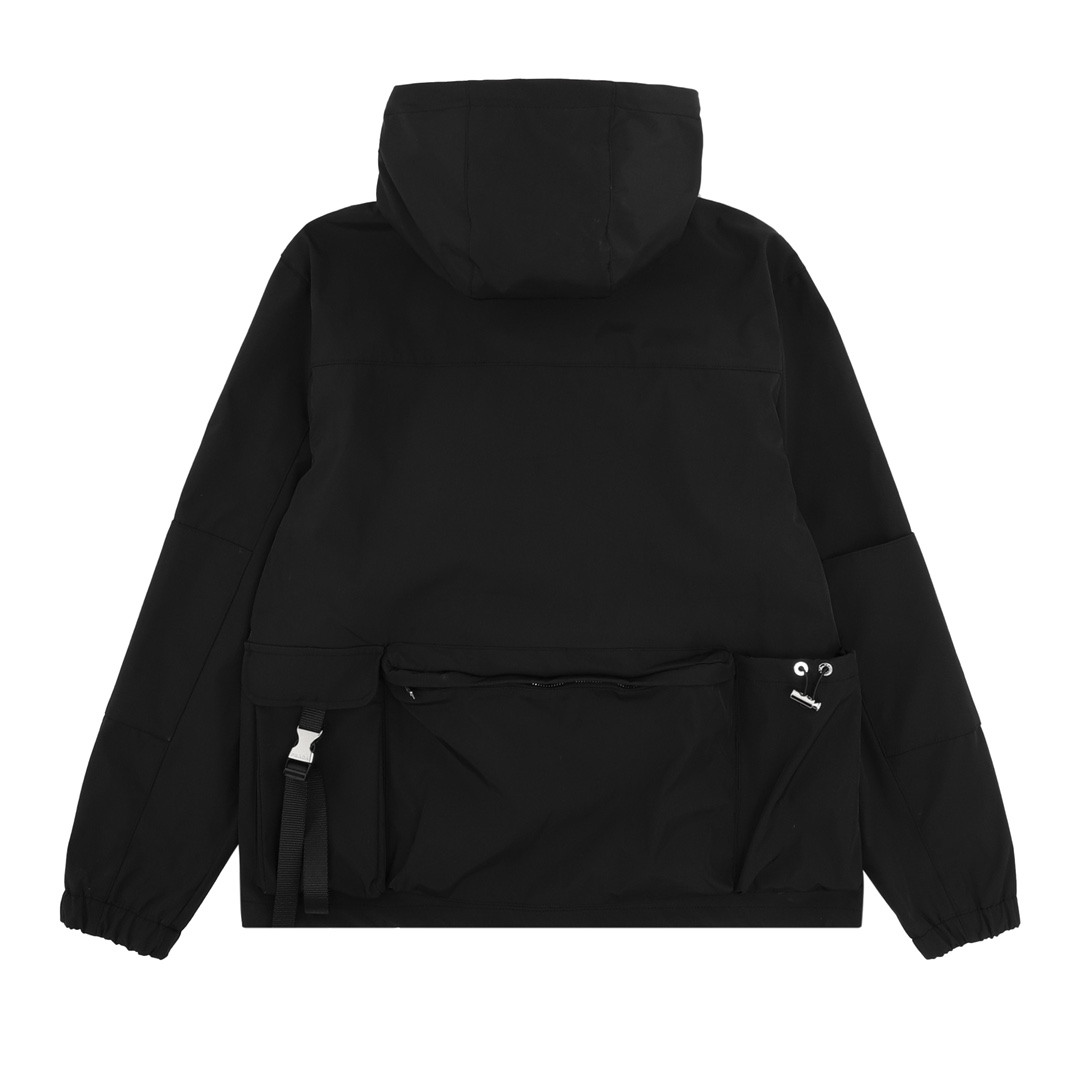 1:1 Replica Prada men Prada triangle logo multi-pocket hooded jacket — 1:1 Replica — photo 2