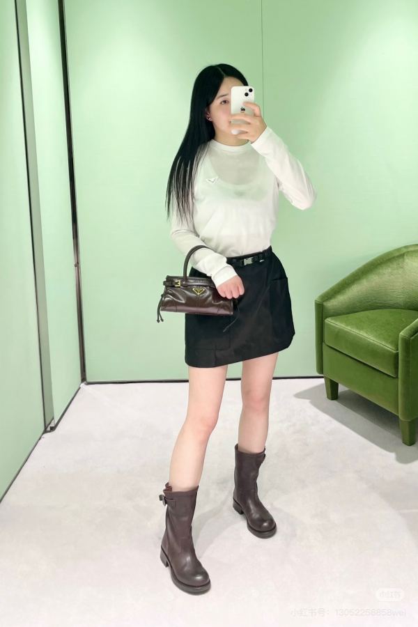 1:1 Replica Prada Women Prad*2026 New T “ ” SML — Premium Replica — photo 8