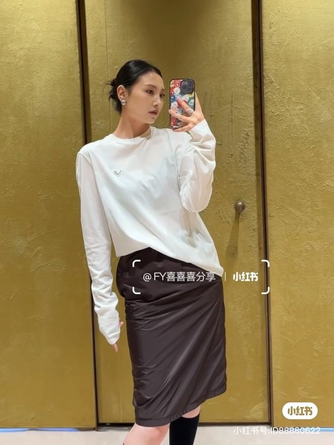 1:1 Replica Prada Women Prad*2026 New T “ ” SML — Premium Replica