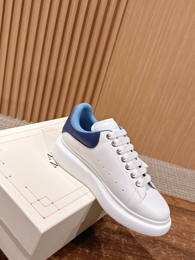 1:1 Replica Alexander Mc Queen Women's Shoes Male +10 [Dark blue leather and blue mesh] 𝐀𝐥𝐞𝐱𝐚𝐧𝐝𝐞𝐫 — 1:1 Replica For Sale — photo 3