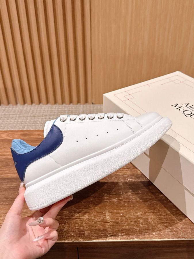 1:1 Replica Alexander Mc Queen Women's Shoes Male +10 [Dark blue leather and blue mesh] 𝐀𝐥𝐞𝐱𝐚𝐧𝐝𝐞𝐫 — 1:1 Replica For Sale — photo 5