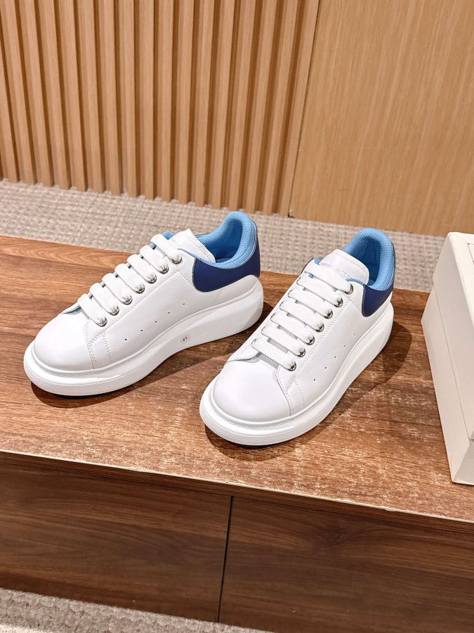 1:1 Replica Alexander Mc Queen Women's Shoes Male +10 [Dark blue leather and blue mesh] 𝐀𝐥𝐞𝐱𝐚𝐧𝐝𝐞𝐫 — 1:1 Replica For Sale — photo 2