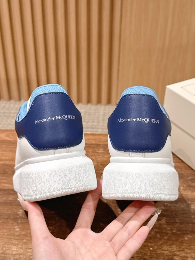1:1 Replica Alexander Mc Queen Women's Shoes Male +10 [Dark blue leather and blue mesh] 𝐀𝐥𝐞𝐱𝐚𝐧𝐝𝐞𝐫 — 1:1 Replica For Sale — photo 8