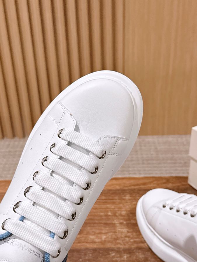 1:1 Replica Alexander Mc Queen Women's Shoes Male +10 [Dark blue leather and blue mesh] 𝐀𝐥𝐞𝐱𝐚𝐧𝐝𝐞𝐫 — 1:1 Replica For Sale — photo 6