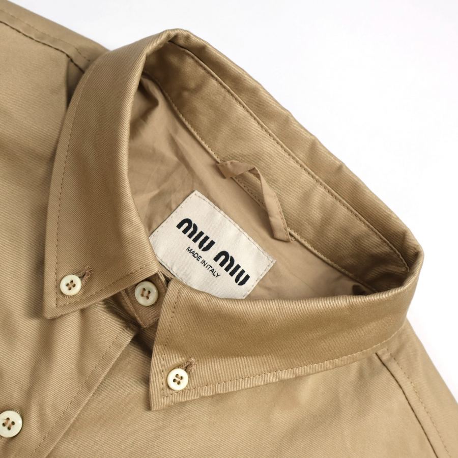 1:1 Replica MIUMIU men Miu embroidered buttoned jacket — Premium Replica — photo 3
