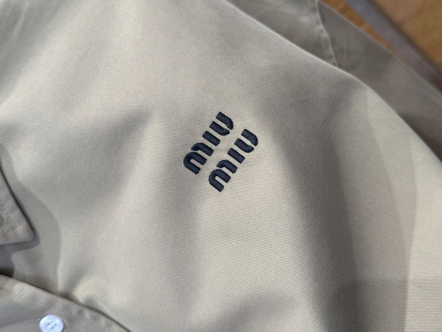 1:1 Replica MIUMIU men Miu embroidered buttoned jacket — AAA Quality Replica — photo 6