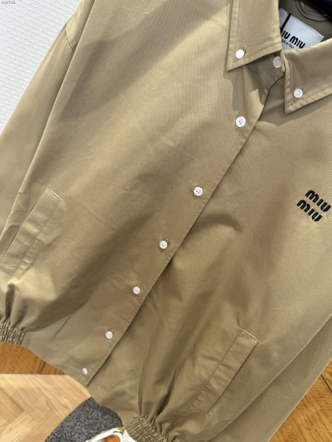 1:1 Replica MIUMIU men Miu embroidered buttoned jacket — AAA Quality Replica — photo 4