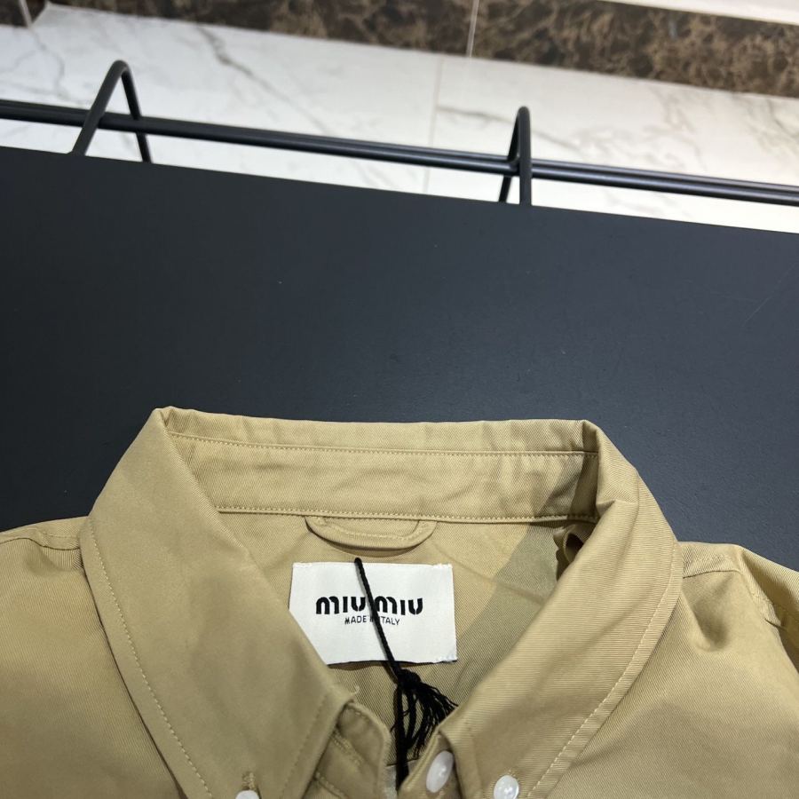 1:1 Replica MIUMIU men Miu embroidered buttoned jacket — AAA Quality Replica — photo 5