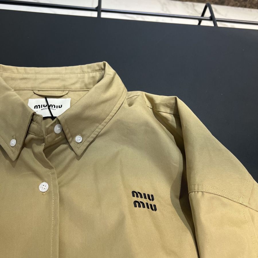 1:1 Replica MIUMIU men Miu embroidered buttoned jacket — AAA Quality Replica — photo 4