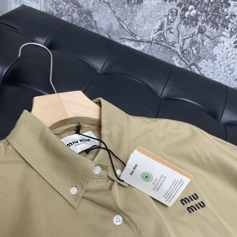 1:1 Replica MIUMIU men Miu embroidered buttoned jacket — Premium Replica — photo 7