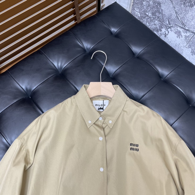 1:1 Replica MIUMIU men Miu embroidered buttoned jacket — Premium Replica — photo 3