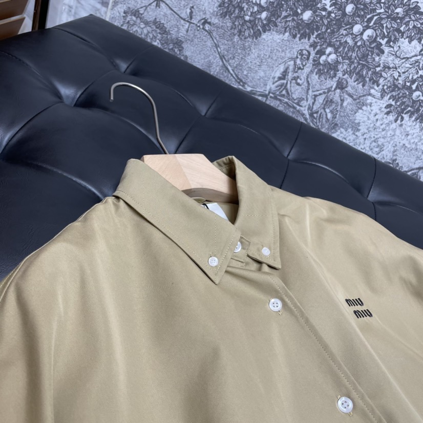1:1 Replica MIUMIU men Miu embroidered buttoned jacket — Premium Replica — photo 5