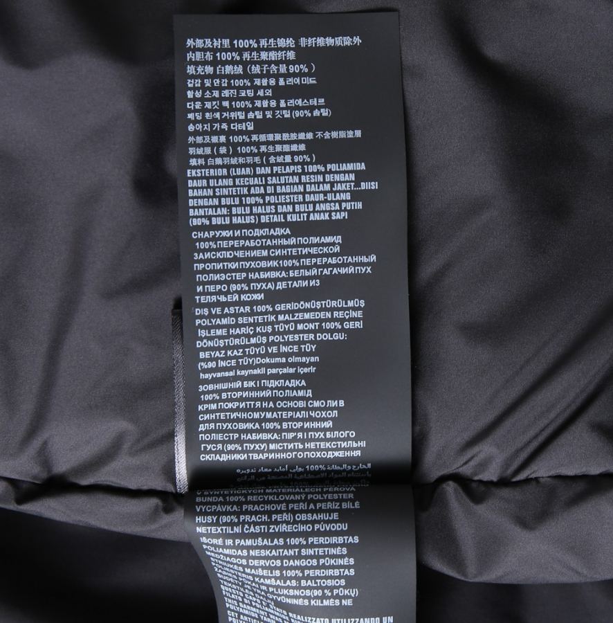 1:1 Replica, Prada down jacket size chart. — Premium Replica — photo 9