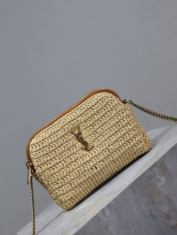 1:1 Replica YSL bag Apricot braid with cowhide — Premium Replica — photo 2