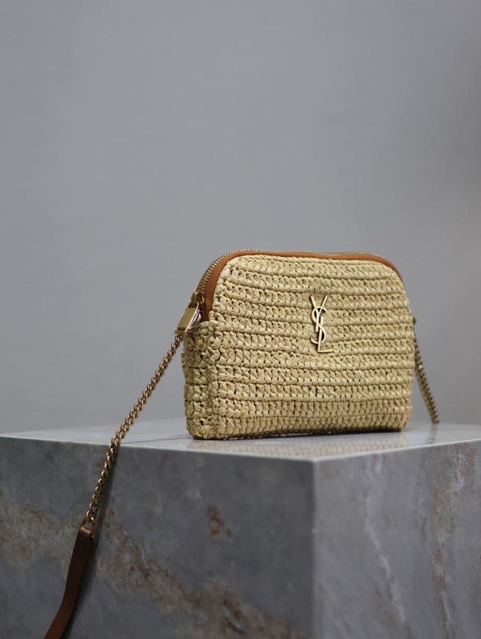 1:1 Replica YSL bag Apricot braid with cowhide — Premium Replica — photo 4
