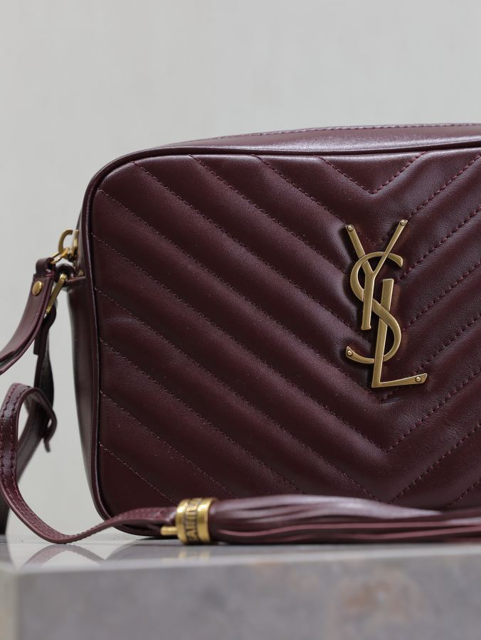 1:1 Replica YSL bag maroon red — Premium Replica — photo 3