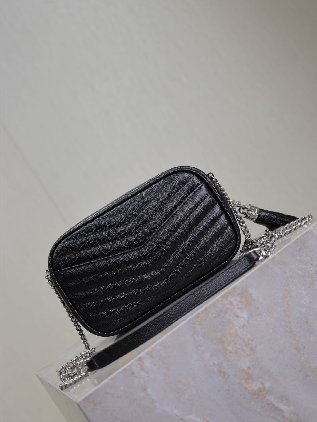 1:1 Replica YSL bag Black silver buckle — Premium Replica — photo 6