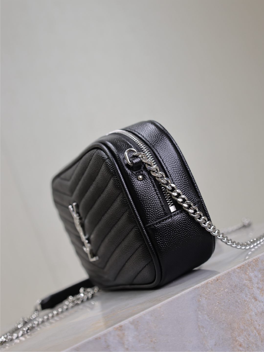 1:1 Replica YSL bag Black silver buckle — Premium Replica — photo 5