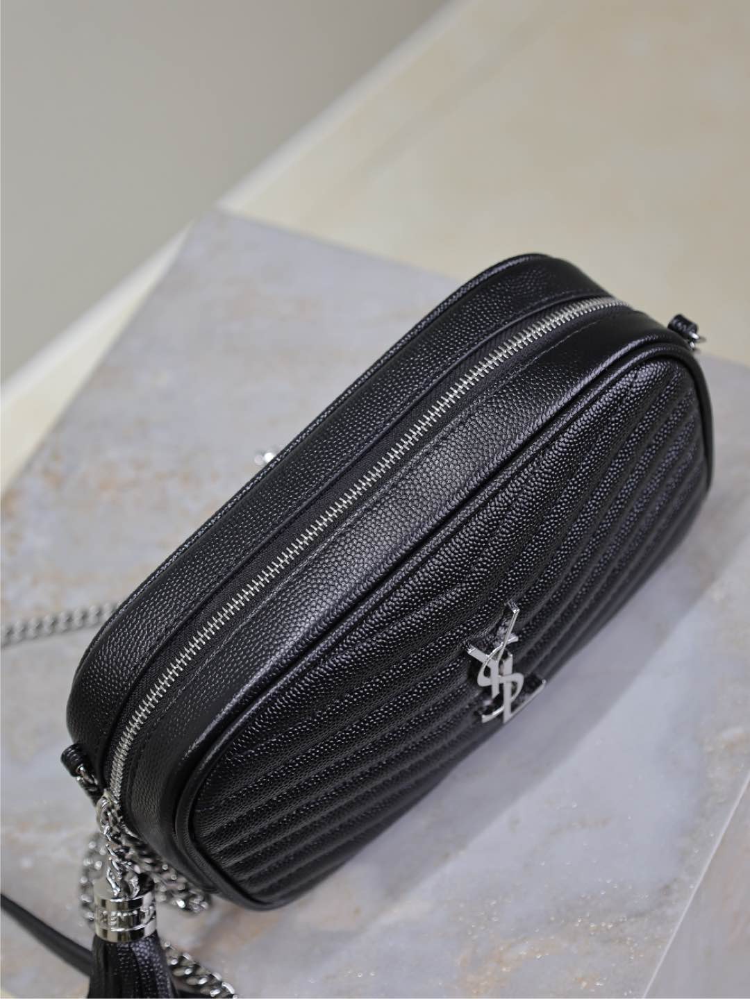 1:1 Replica YSL bag Black silver buckle — Premium Replica — photo 7