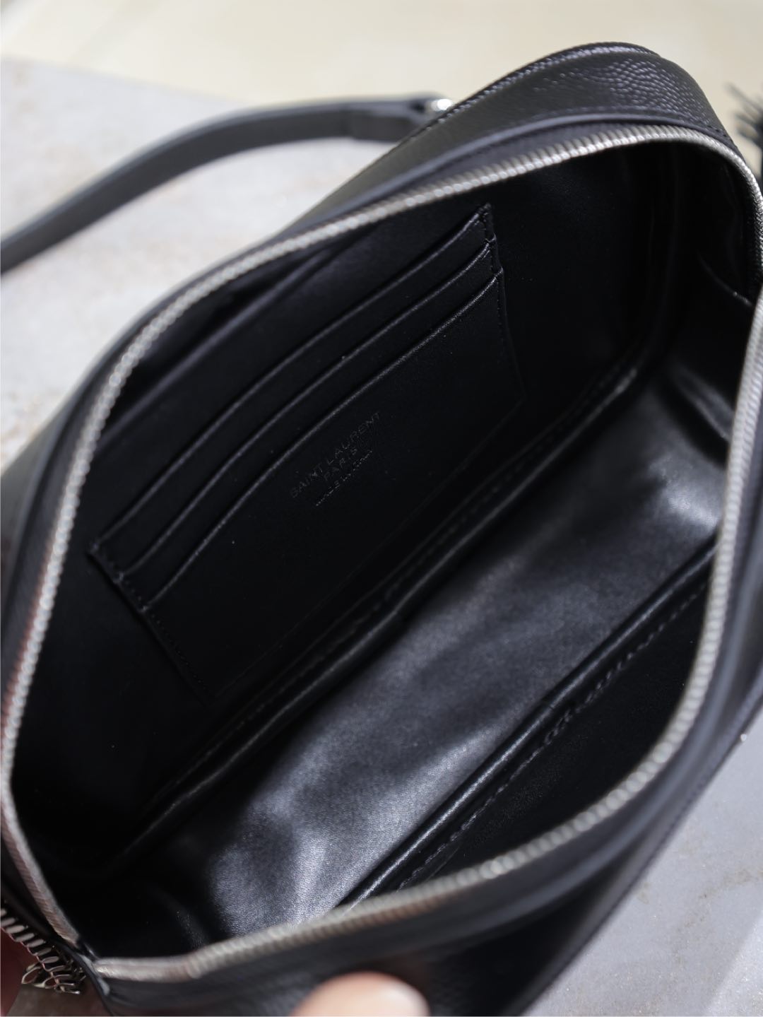 1:1 Replica YSL bag Black silver buckle — Premium Replica — photo 8