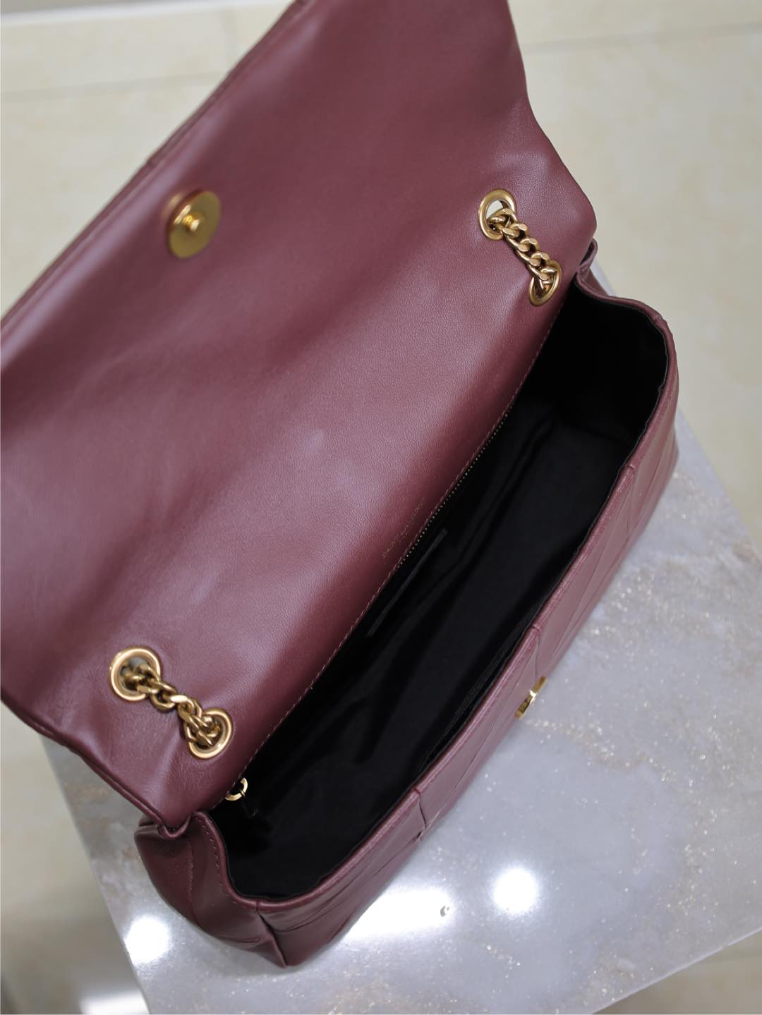 1:1 Replica YSL bag maroon red — Premium Replica — photo 9