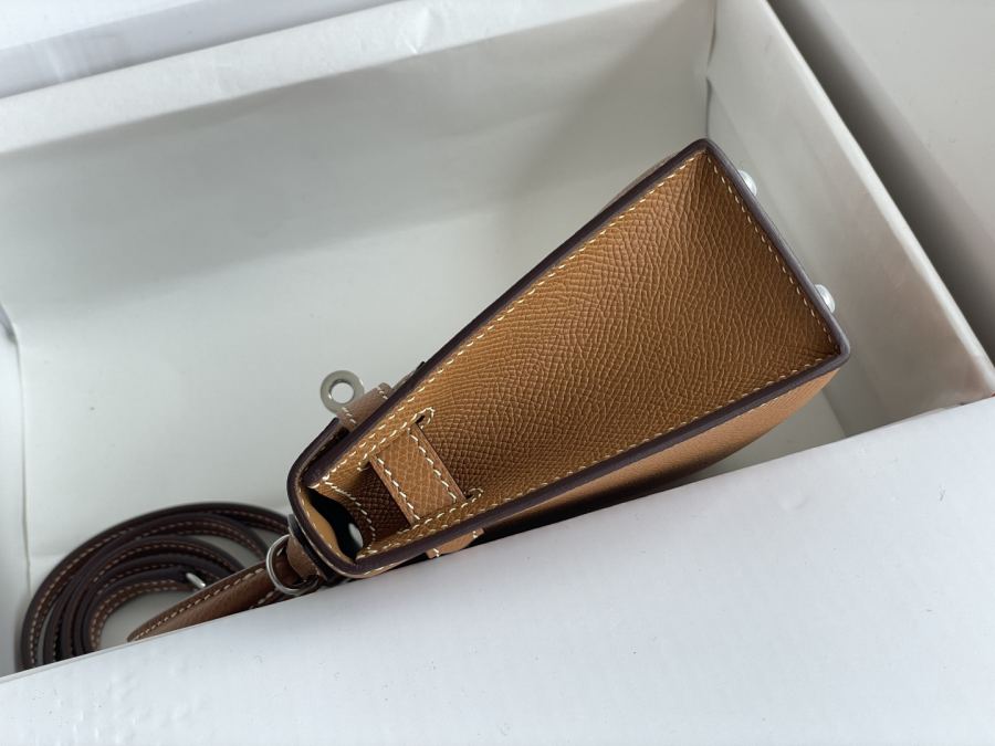 1:1 Replica Hermes bag 𝗠𝗶𝗻𝗶 𝗸𝗲𝗹𝗹𝘆 second generation — 1:1 Replica For Sale — photo 3