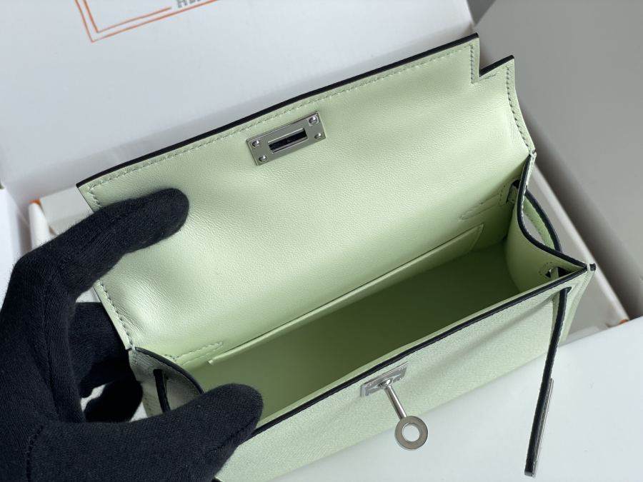 1:1 Replica Hermes bag 𝗠𝗶𝗻𝗶 𝗸𝗲𝗹𝗹𝘆 second generation — AAA Quality Replica — photo 8
