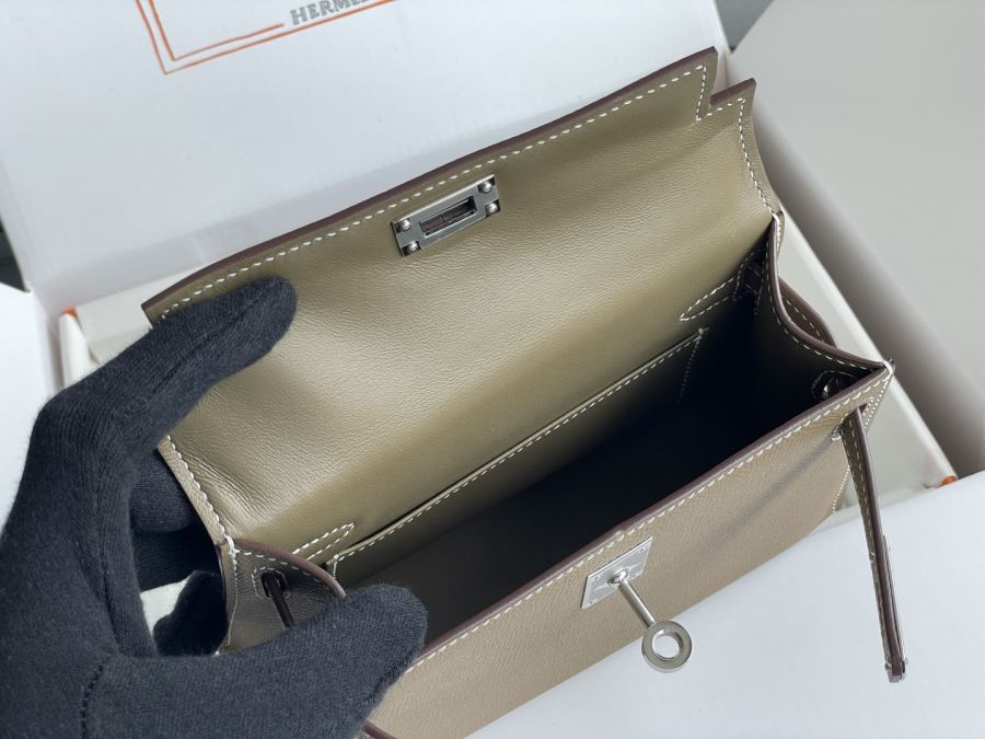 1:1 Replica Hermes bag 𝗠𝗶𝗻𝗶 𝗸𝗲𝗹𝗹𝘆 second generation — AAA Quality Replica — photo 8
