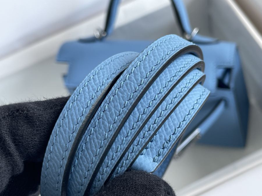 1:1 Replica Hermes bag 𝗠𝗶𝗻𝗶 𝗸𝗲𝗹𝗹𝘆 second generation — AAA Quality Replica — photo 9