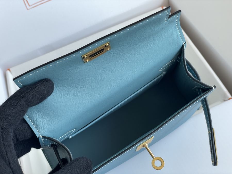 1:1 Replica Hermes bag 𝗠𝗶𝗻𝗶 𝗸𝗲𝗹𝗹𝘆 second generation — 1:1 Replica — photo 8