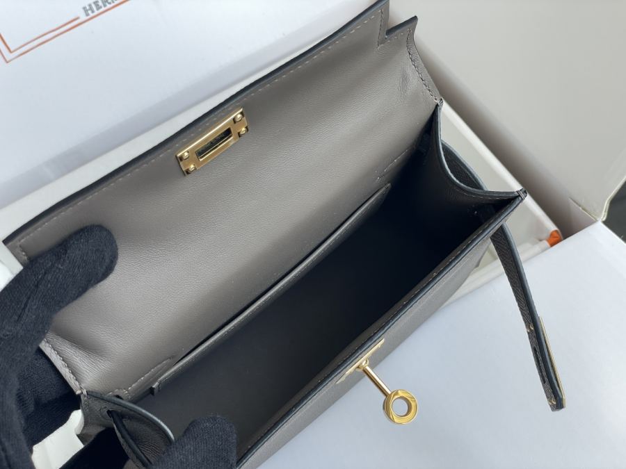 1:1 Replica Hermes bag 𝗠𝗶𝗻𝗶 𝗸𝗲𝗹𝗹𝘆 second generation — 1:1 Replica For Sale — photo 8