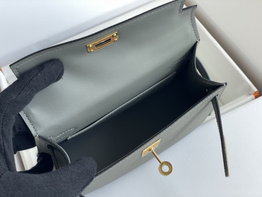 1:1 Replica Hermes bag 𝗠𝗶𝗻𝗶 𝗸𝗲𝗹𝗹𝘆 second generation — AAA Quality Replica — photo 8