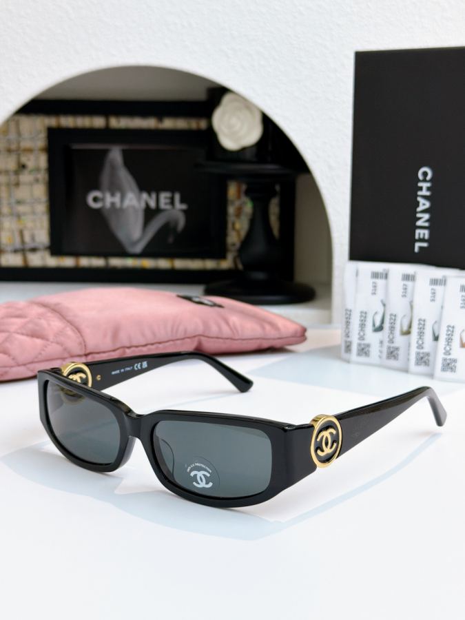 1:1 Replica chanel glasses Classic round double c — 1:1 Replica