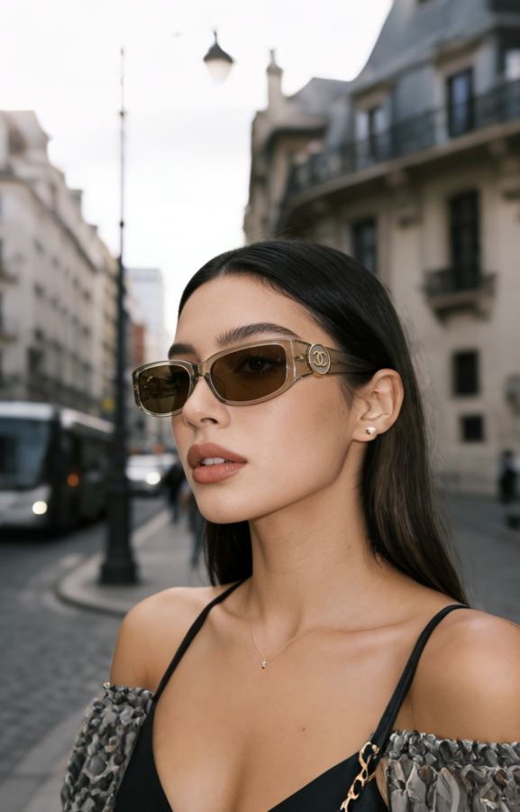 1:1 Replica chanel glasses Classic round double c — AAA Quality Replica — photo 5
