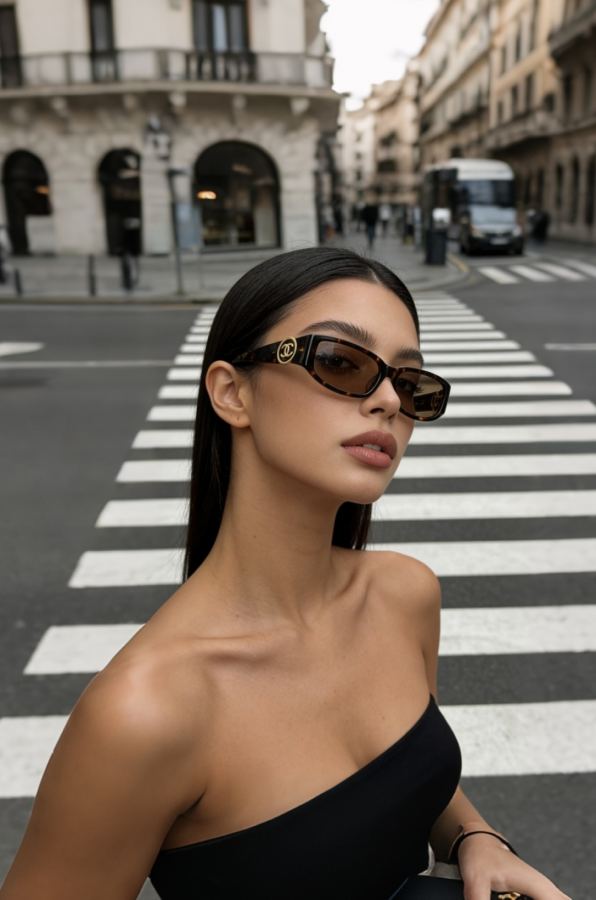 1:1 Replica chanel glasses Classic round double c — AAA Quality Replica — photo 2