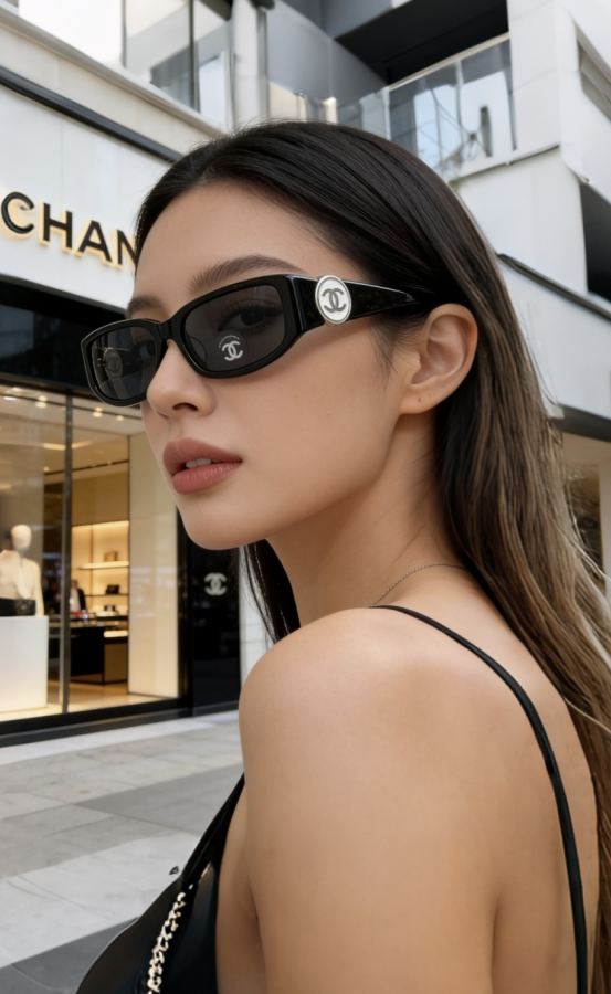 1:1 Replica chanel glasses Classic round double c — AAA Quality Replica — photo 4