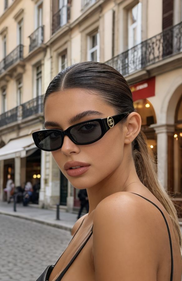 1:1 Replica chanel glasses Classic round double c — AAA Quality Replica — photo 3