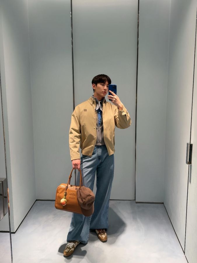 1:1 Replica MIUMIU men Miu embroidered buttoned jacket — Premium Replica — photo 9