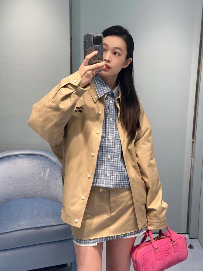1:1 Replica MIUMIU men Miu embroidered buttoned jacket — Premium Replica — photo 15