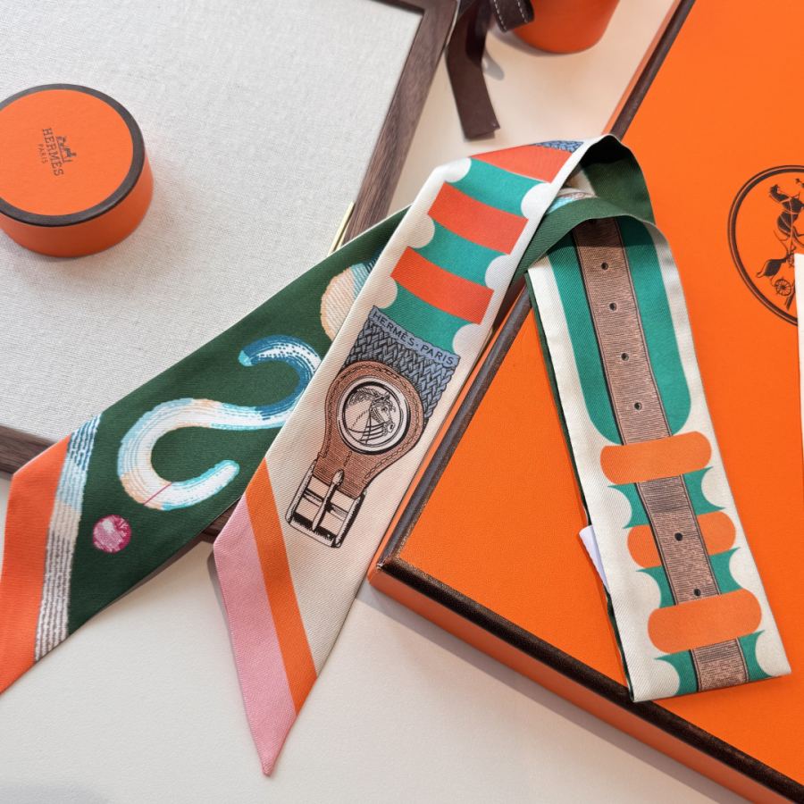 1:1 Replica Hermes Scarf Hermes“ ”Twilly (100% ) — AAA Quality Replica — photo 6